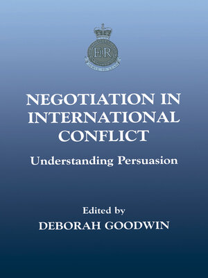 cover image of Negotiation in International Conflict